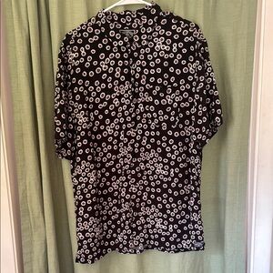Billabong Black and White Floral Men's Shirt